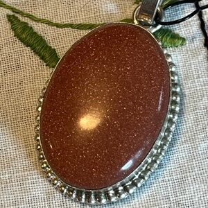 Sun Sitara/Sterling Pendant